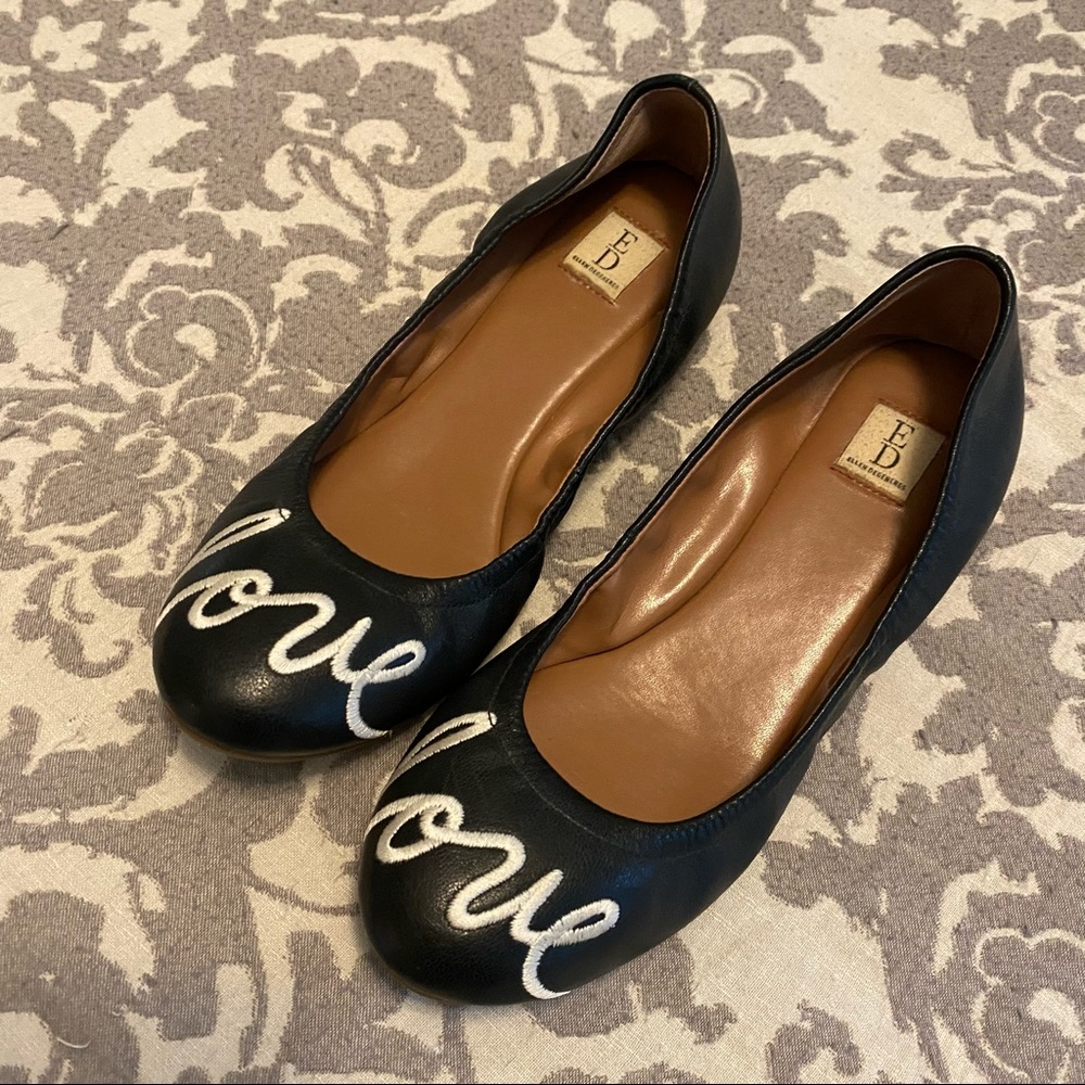 ED Ellen Degeneres LOVE flats